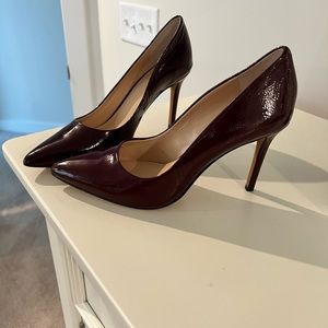 Burgundy, Patton, Vince, Comato heels. Great condition